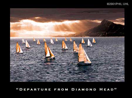 Departure from Diamond Head